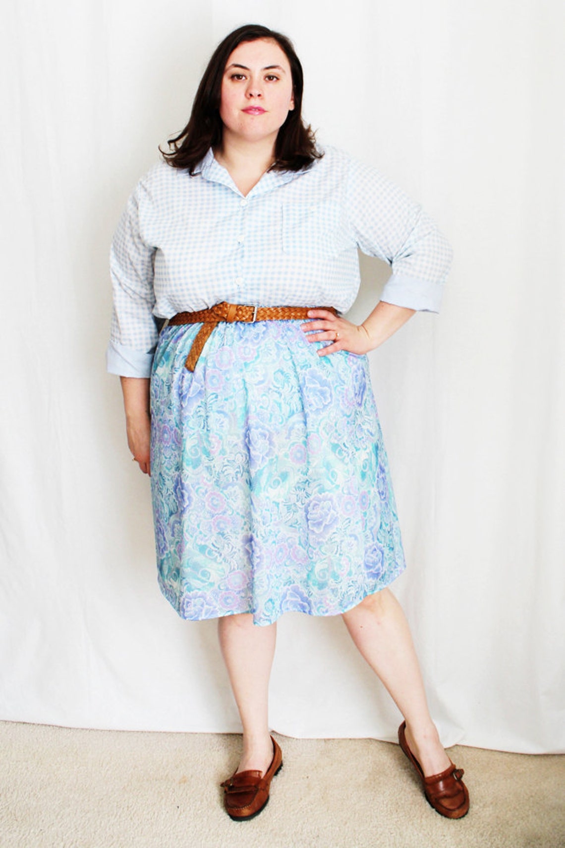 plus size pastel