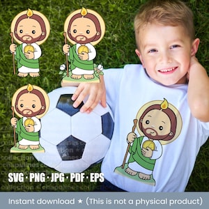 St Jude svg, jpg, png, eps, pdf, 3 images Set 241