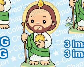 Clipart St. Jude Thaddeus Set 224 - Instant Download