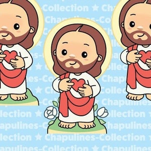 Clipart Jesus Love Set 257 - Instant Download