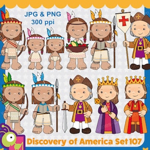 60 Desc Clipart De Cristobal Colon Descubrimiento De Etsy