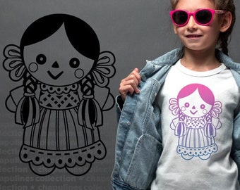 Mexican doll clipart svg, jpg, png, dxf, eps, pdf.