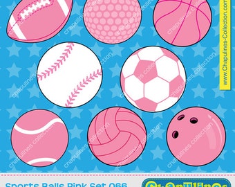 スポーツボールのピンクのクリップアート、商用利用、ピンクのボールのスクラップブッキング、グラフィックス、ボールの PNG セット 066