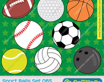 Sport balls clipart, commercial use, balls scrapbooking, graphics, balls PNG set 065