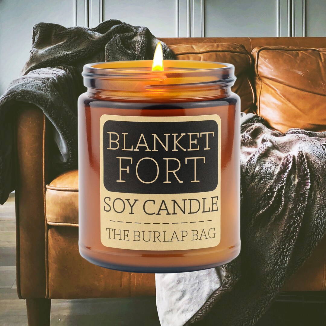 Blanket Fort Smells Like Raspberries Plum and Vanilla Soy Etsy