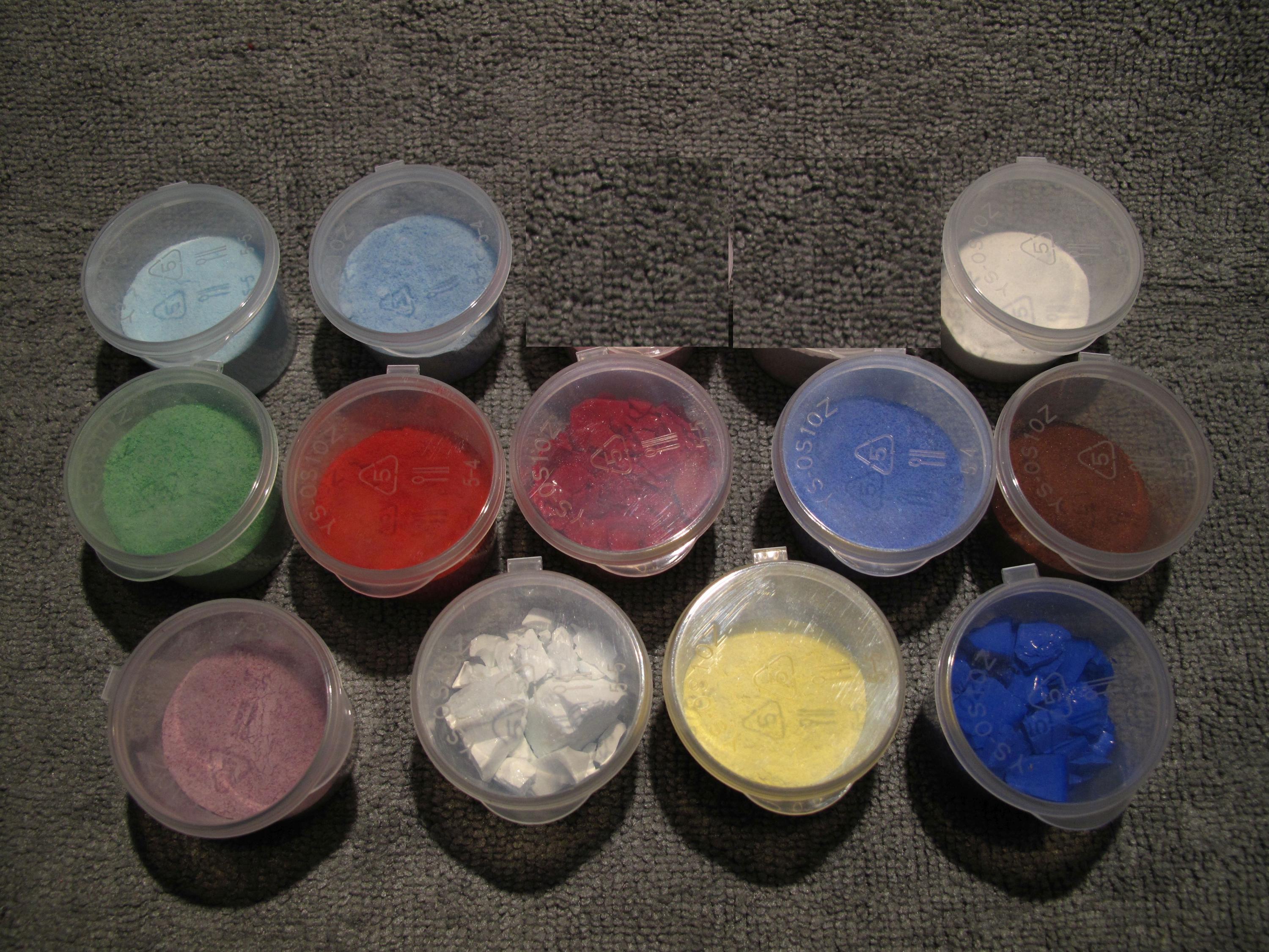 Vintage Enamel Powder Lot, Schauer and Blythe, Jewelry Making, 1960s ...