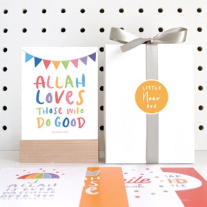 The Little Noor Box, Islamic Quotes and Reminders for Muslim Kids, Islamic Gift image 1