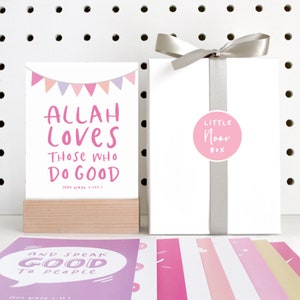 The Little Noor Box, Islamic Quotes and Reminders for Muslim Kids, Islamic Gift image 3