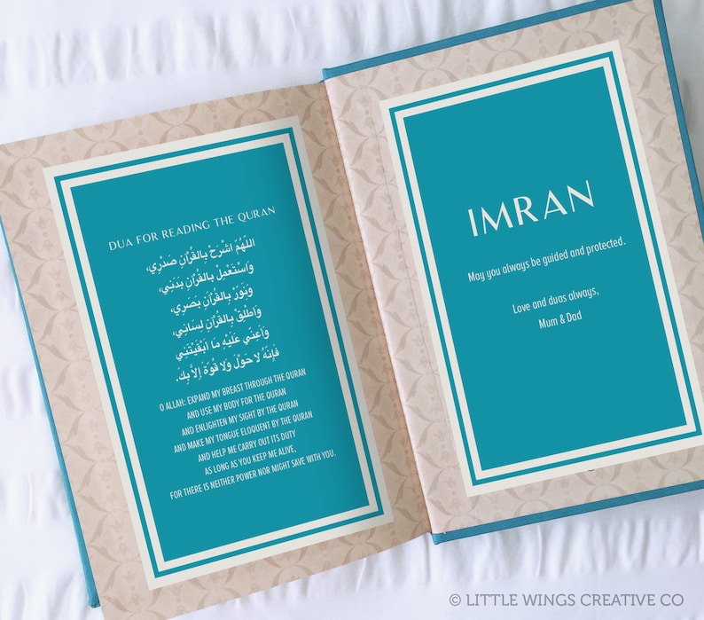 English Translated Rainbow Quran, Arabic Script with English Translation, Personalised Coloured Quran Islamic Gift, Eid gift image 5