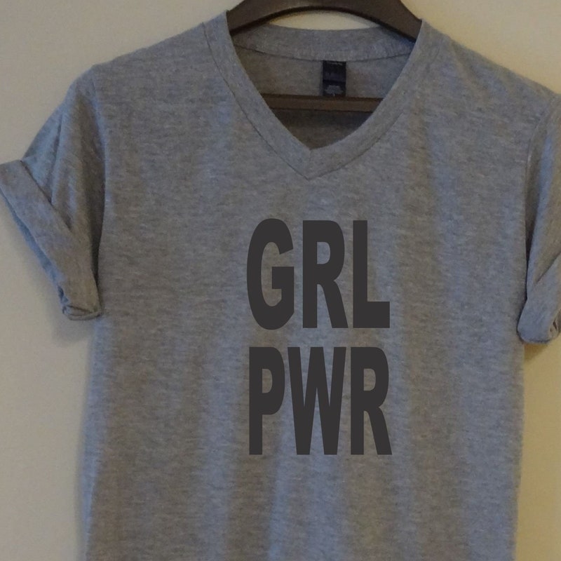 Girls Power “GIRL Gang” Blue Graphic T-Shirt main image 1