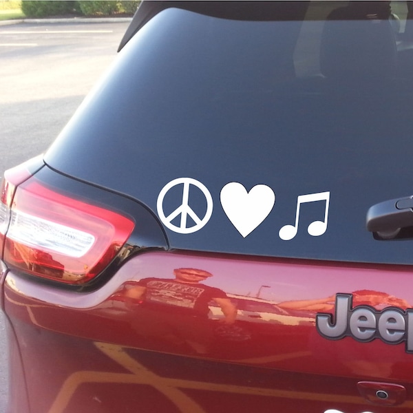 Peace Love Music Etsy