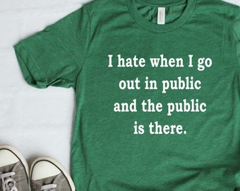 Social Anxiety T-Shirt: Humorous Introvert Tee