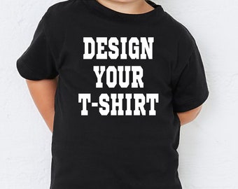 Youth T shirt Custom Boys Girls Kids Design Your Own Custom Birthday Party Back To School Homeschool Personalize