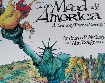 The Mood of America Book: 1986 Cincinnati Enquirer, Borgman Art History Cartoon Animated