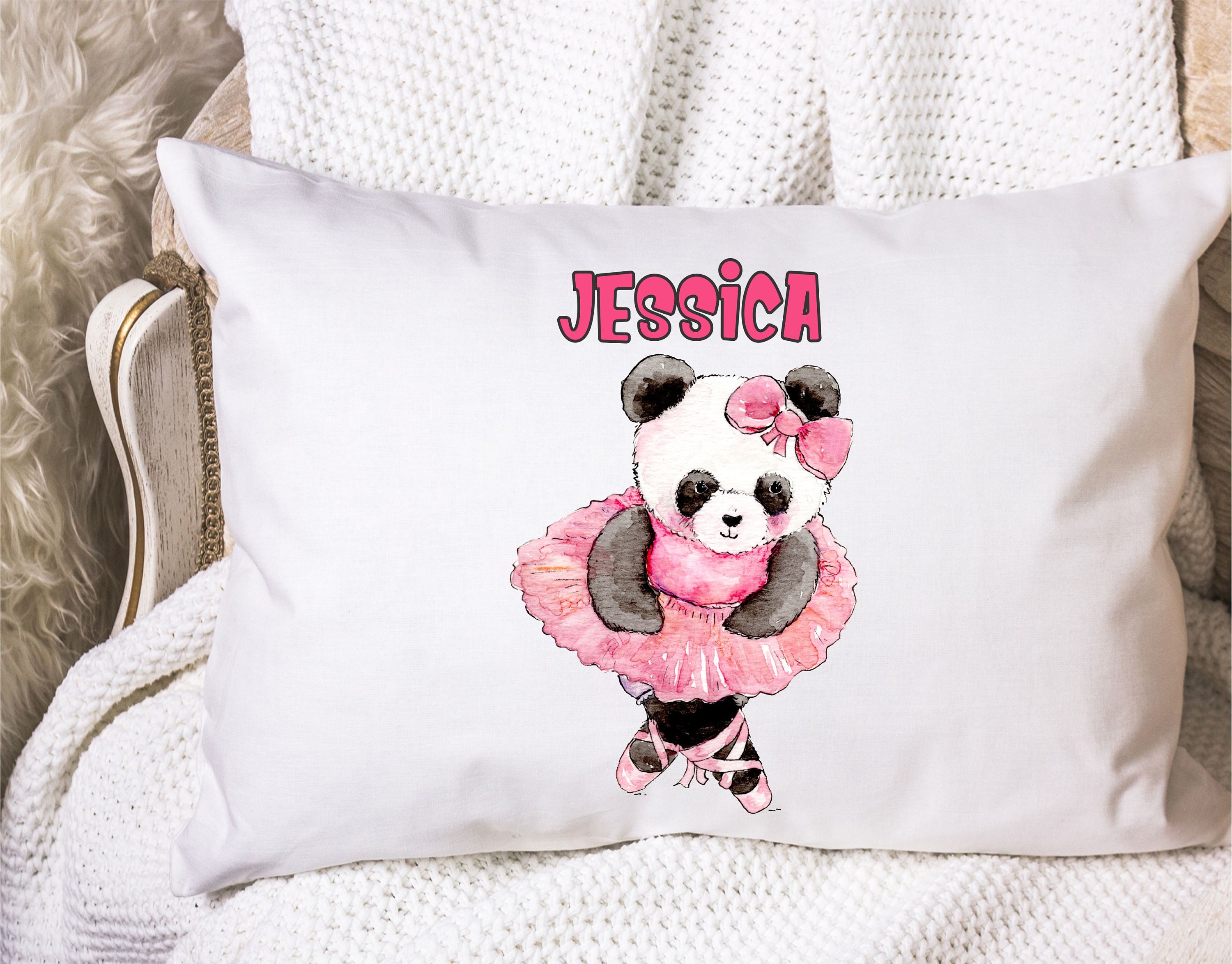 panda pillowcase