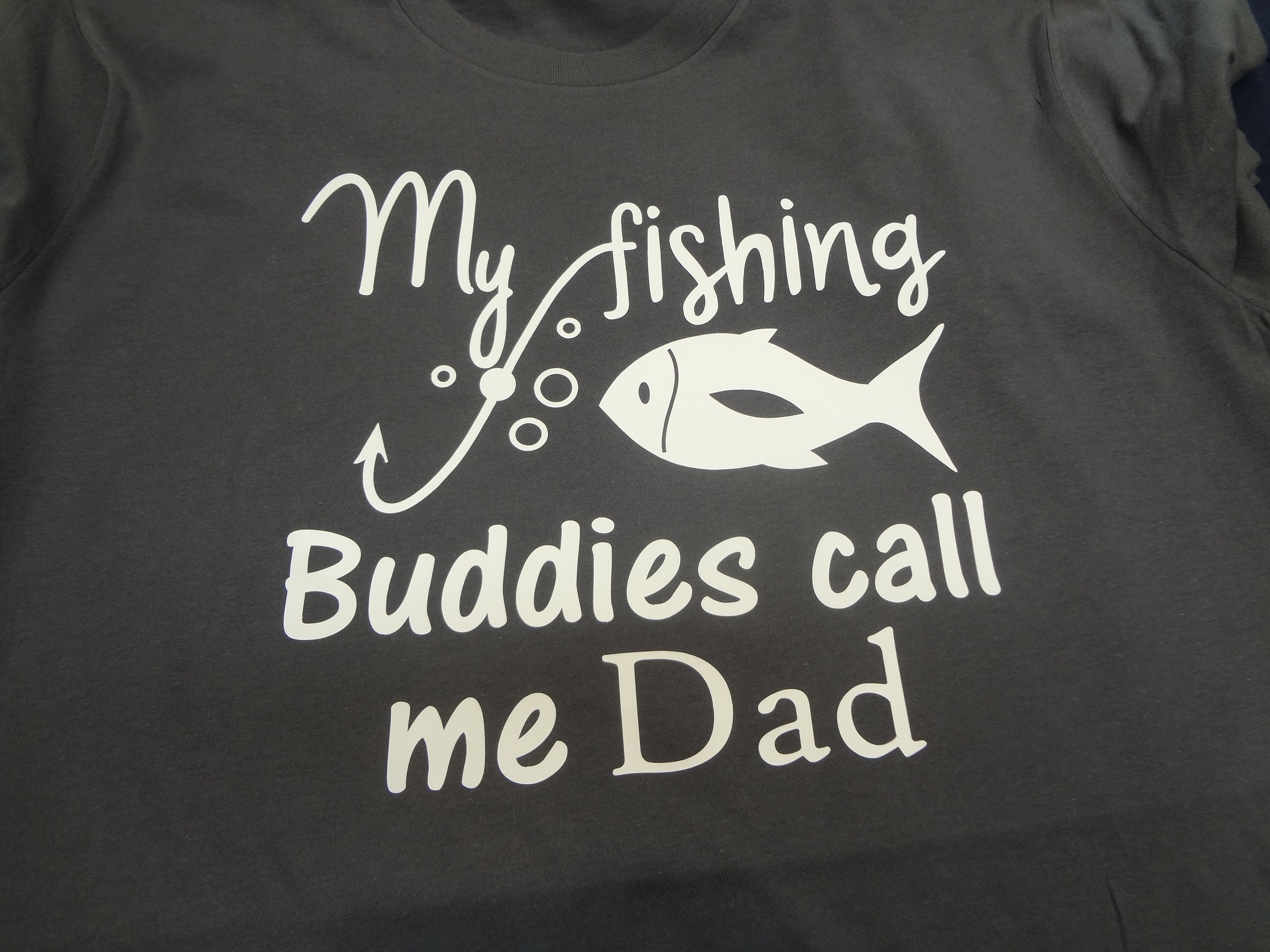  Awesome My Fishing Buddy Calls Me Papa Tshirt Grandpa