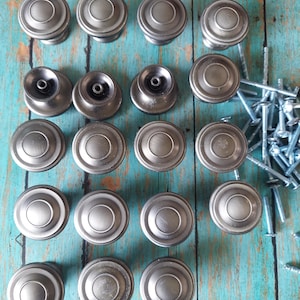 Brushed Nickle Drawer Pulls By the Piece Cabinet Knobs Handles Satin Silver Color
