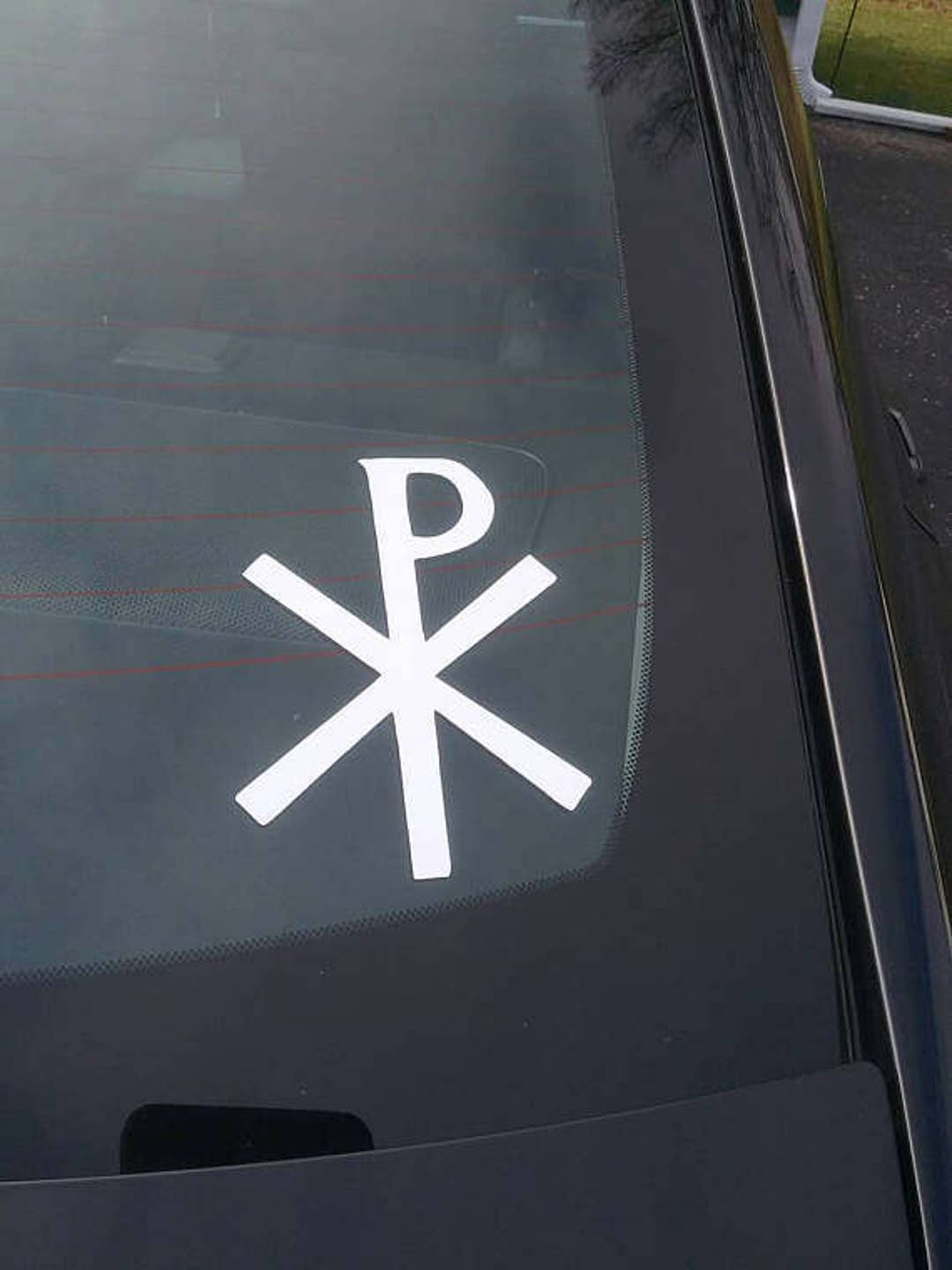 Chi Rho Symbol Decal: Christian Car, Window, Home Decor (2 Pack) - Etsy