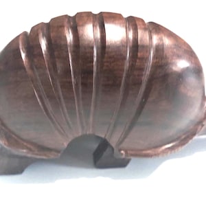Hand Carved Wood Aardvark: Vintage Collectible Shelf Decor