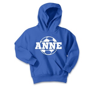 Personalized Soccer Hoodie: Custom Name & Number, Unisex Team Shirt
