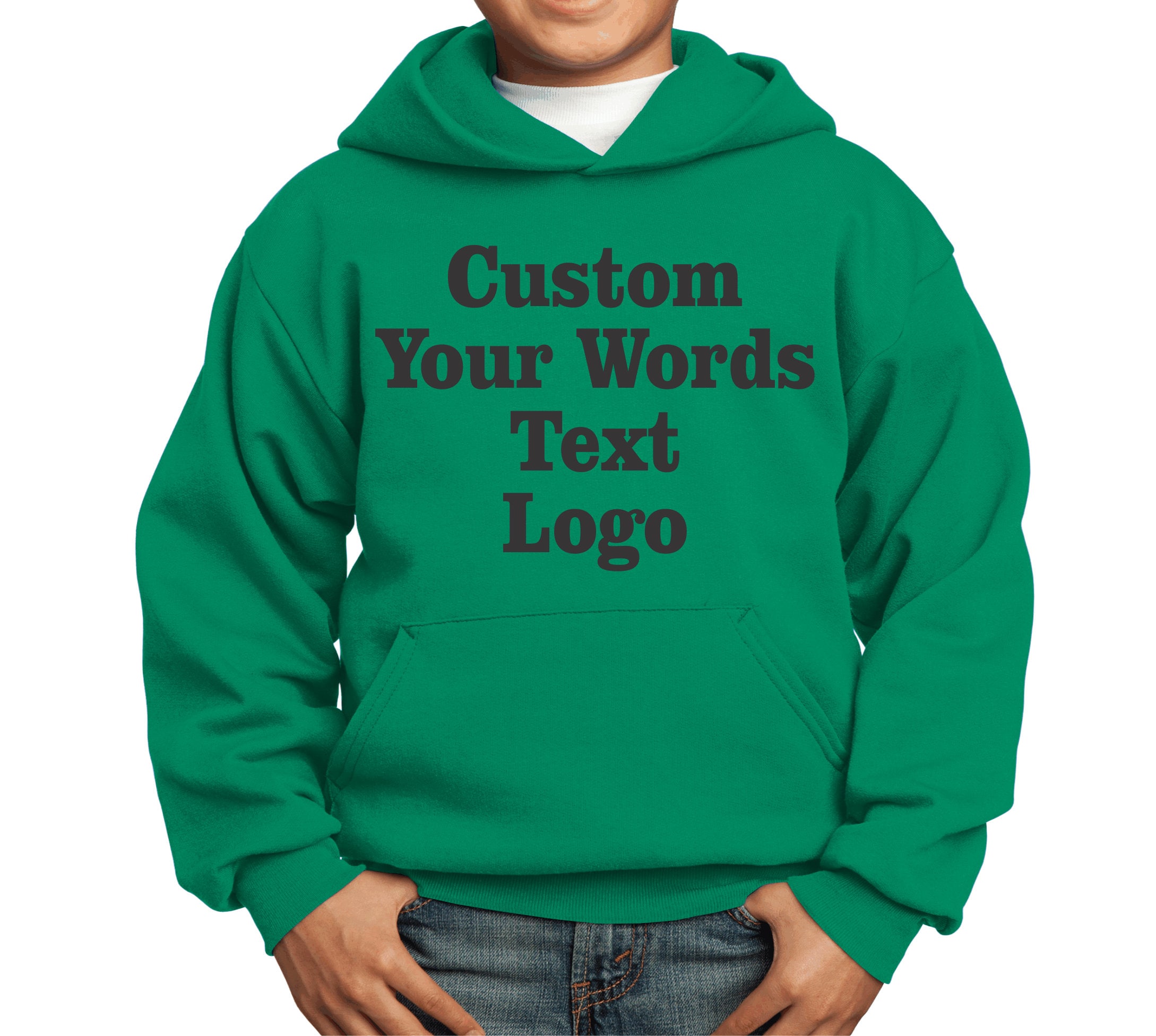 Personalize Custom Hoodie Kids Youth Boys Girls Teen Gift Name