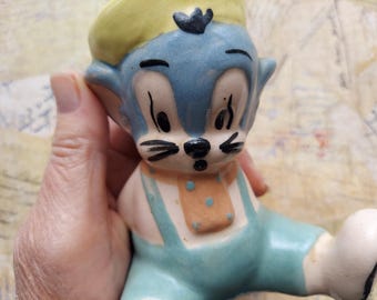 Rare Vintage 1940 Sniffles the Mouse Figurine | Warner Bros. Collectible | Looney Tunes Décor Evan K Shaw ART