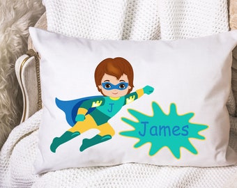 Boys Superhero Pillowcase Girls Adventure Theme Room Standard Size for Pillow