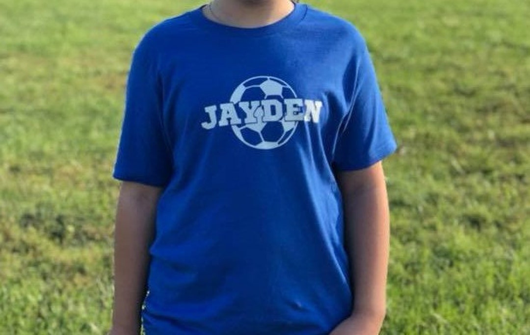 Custom Soccer Shirt Name Team Girls Tshirt Boys Tshirt Youth Short