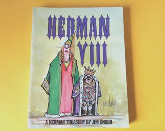 Book Herman VIII Comic Treasury by Jim Unger: Collectible Humor Paperback