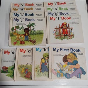 Vintage Jane Belk Moncure Early Reader: My First Book