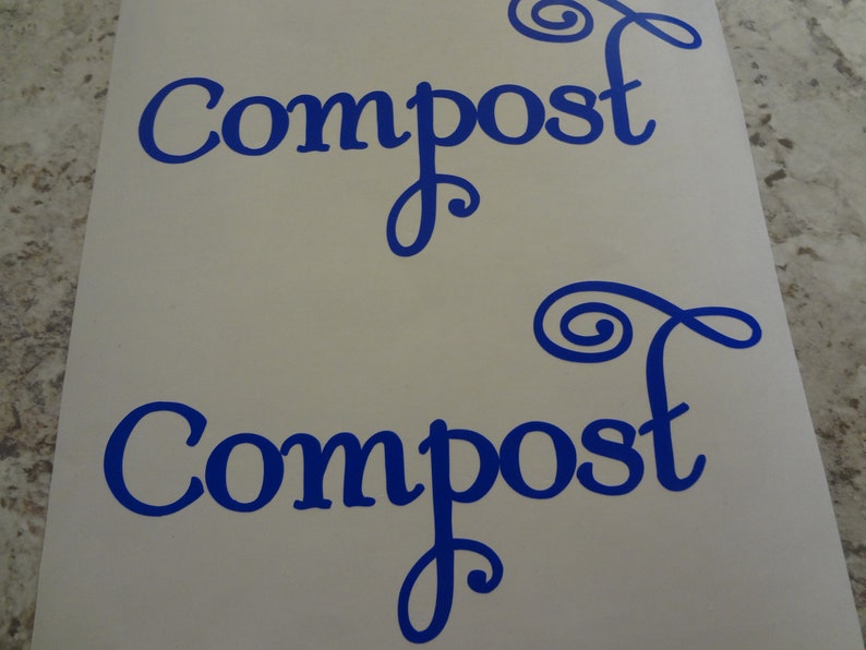 2 Compost Decal Label Organic Farm Batch Composting Farming Vinyl Sticker Bucket Container Trash Bin Can Garden Gardener Green Thumb Gift image 6