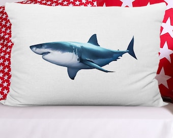 Shark Pillowcase: Beach Theme, Personalized Gift