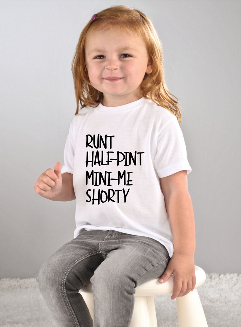 Nickname T Shirt Runt Halfpint Minime Shorty Add A Name Etsy
