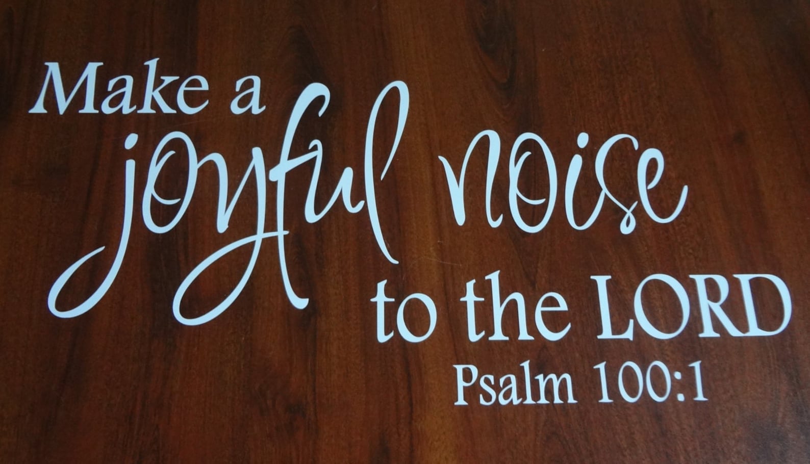 Wall Decal Make A Joyful Noise to the Lord Music Room Piano Band Geek ...
