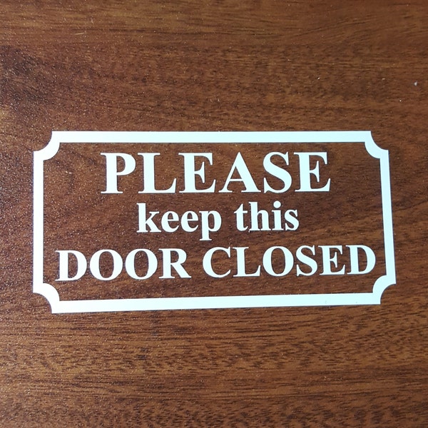 Please Close the Window Sign - Etsy