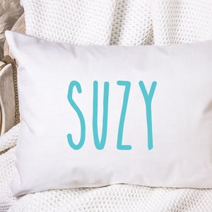 Custom Name Pillowcase: Personalized Bedroom Decor, Soft Microfiber Bedding