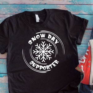Snow Day Supporter Shirt: Winter Fun, Snowball Fight Tee