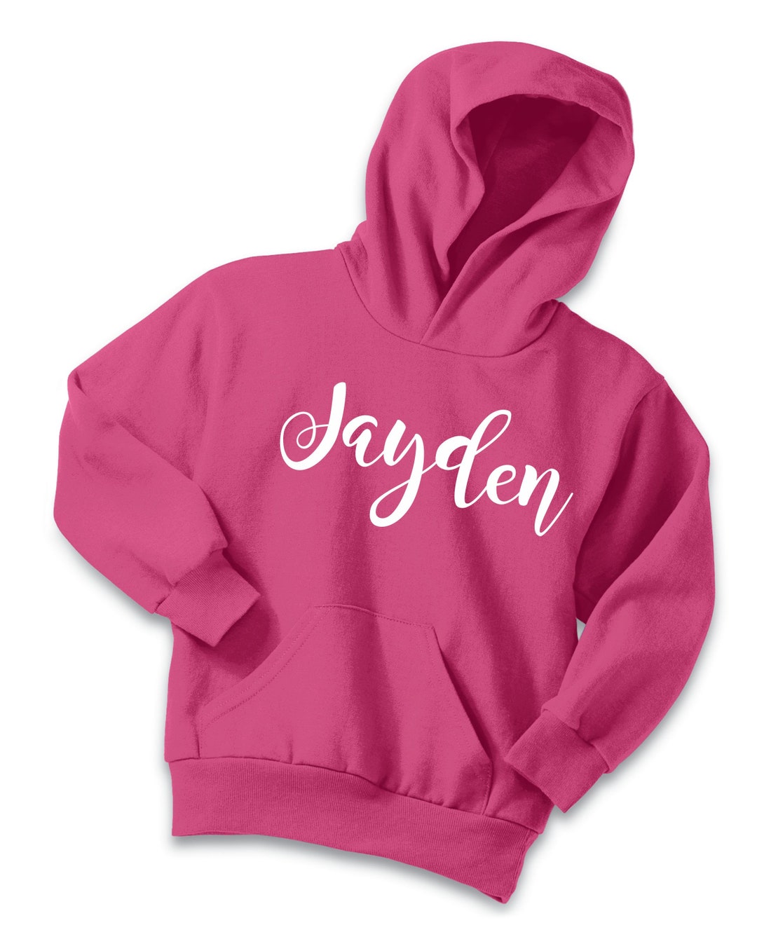 Kids Hoodie With Name Boys Girls Tween Gift Idea Sweatshirt Custom