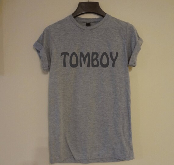 Buy Tomboy T shirt Shirt for Girls Teen Women s Unisex Tee Top