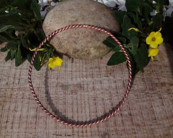 Tensor Ring. Standard Teotihuacan Unit  6mm wire, 17cm diameter - EMF protection - Energy Healing - Positive Energy