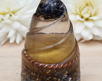 Powerful  Orgone cone - With tensor ring and higher dimension energies - Range over 5,000km - EMF, pollution protection, High vibration.