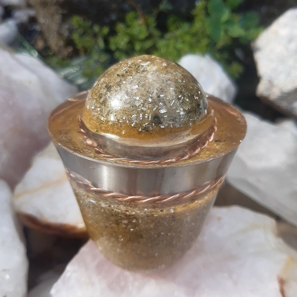 Powerful Chembuster - Orgone - With higher dimension energies- Range 20,000km(Twenty thousand km) with Tensor ring, EMF Pollution protection