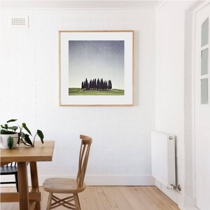 Tuscany Art Print Photograph, Living Room Decor, Gift for Wife, Nature Photography, Tuscan Wall Art, Fresh Home Decor, Cypress Trees image 8