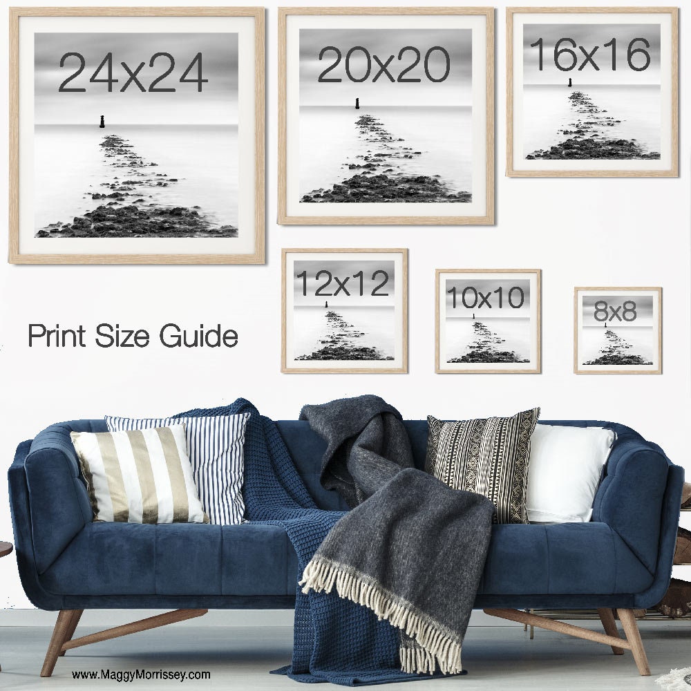 Black and White Wall Art Set of 4 Prints Minimalist Wall Art Etsy