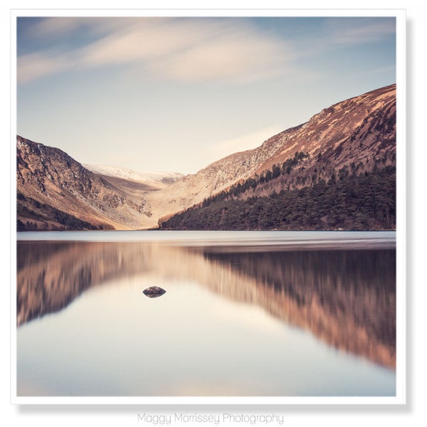 Irish Art, Glendalough Lake, Lake House Decor, Ireland Photography, Made In Ireland, Landscape Photography, Nature Art, Home Office Prints