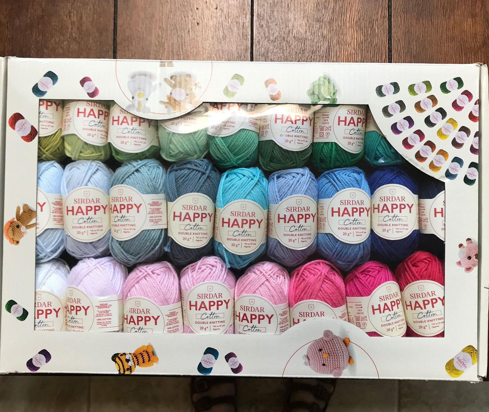 Sirdar Happy Cotton Dk Yarn 50 Skeins Box Set Happiness in a Etsy
