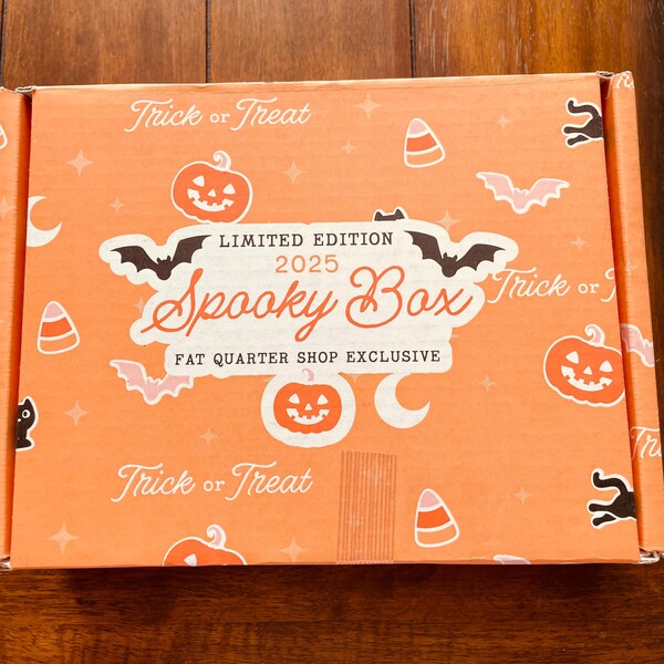 Limited Ed. 2025 Spooky Box curated by the Fat Quarter Shop!