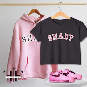 Shady Varsity Colors Crop T-shirt