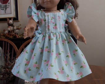 18 inch doll dress from Violette Field Threads pattern