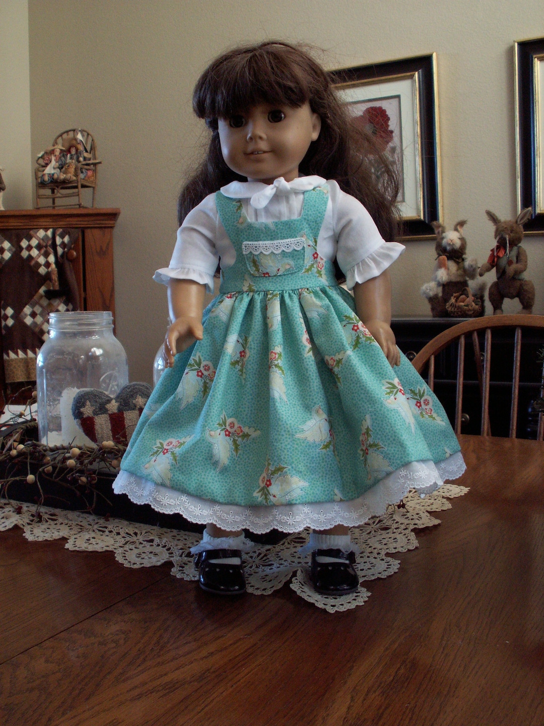 Violette Fields Dress for 18 Inch Dolls Etsy
